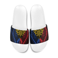 Philippines Batok Tribal Inspired Tattoo Slide Sandals LT05 Multicolor - Polynesian Pride