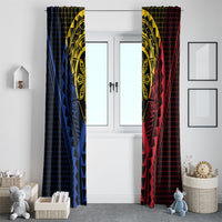 Philippines Batok Tribal Inspired Tattoo Window Curtain LT05 - Polynesian Pride
