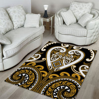 Aotearoa Ngai Te Rangi Area Rug Maori Tribal Pattern LT05 - Polynesian Pride