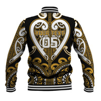 Custom Aotearoa Ngai Te Rangi Baseball Jacket Maori Tribal Pattern LT05 - Polynesian Pride