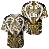 Custom Aotearoa Ngai Te Rangi Baseball Jersey Maori Tribal Pattern LT05 - Polynesian Pride