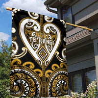 Aotearoa Ngai Te Rangi Garden Flag Maori Tribal Pattern LT05 - Polynesian Pride