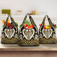 Aotearoa Ngai Te Rangi Grocery Bag Maori Tribal Pattern LT05 3-pack One Size Gold - Polynesian Pride