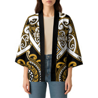 Custom Aotearoa Ngai Te Rangi Kimono Maori Tribal Pattern LT05 - Polynesian Pride