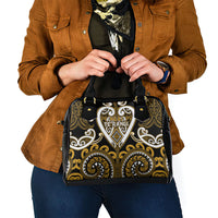 Aotearoa Ngai Te Rangi Shoulder Handbag Maori Tribal Pattern LT05 - Polynesian Pride