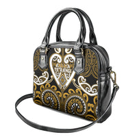 Aotearoa Ngai Te Rangi Shoulder Handbag Maori Tribal Pattern LT05 - Polynesian Pride