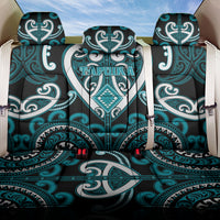 Aotearoa Tapuika Back Car Seat Cover Maori Tribal Pattern LT05 One Size Teal - Polynesian Pride