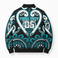 Custom Aotearoa Tapuika Bomber Puffer Jacket Maori Tribal Pattern LT05 - Polynesian Pride