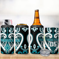 Custom Aotearoa Tapuika 4 in 1 Can Cooler Tumbler Maori Tribal Pattern LT05 - Polynesian Pride
