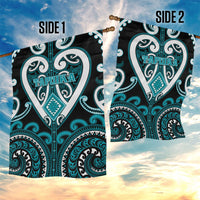 Aotearoa Tapuika Garden Flag Maori Tribal Pattern LT05 - Polynesian Pride