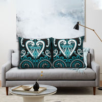 Aotearoa Tapuika Pillow Cover Maori Tribal Pattern LT05 - Polynesian Pride