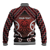 Personalised Aotearoa Mana Motuhake Baseball Jacket Poutama With Maori Pattern - undefined