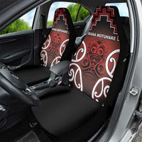 Aotearoa Mana Motuhake Car Seat Cover Poutama With Maori Pattern - Polynesian Pride