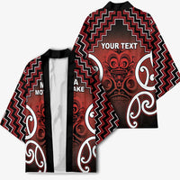 Personalised Aotearoa Mana Motuhake Kimono Poutama With Maori Pattern - Polynesian Pride