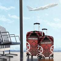 Aotearoa Mana Motuhake Luggage Cover Poutama With Maori Pattern - Polynesian Pride
