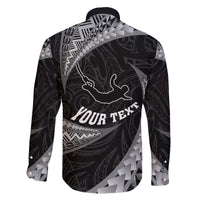 Personalised New Zealand Bungy Jumping Family Matching Long Sleeve Bodycon Dress and Hawaiian Shirt Maori Pattern LT05 - Polynesian Pride
