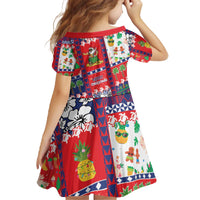Wallis And Futuna Christmas Family Matching Off The Shoulder Long Sleeve Dress and Hawaiian Shirt Festive Beach Vibes - Polynesian Pride