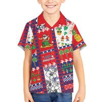 Wallis And Futuna Christmas Family Matching Puletasi and Hawaiian Shirt Festive Beach Vibes - Polynesian Pride