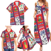 Wallis And Futuna Christmas Family Matching Summer Maxi Dress and Hawaiian Shirt Festive Beach Vibes - Polynesian Pride