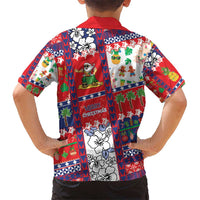 Wallis And Futuna Christmas Kid Hawaiian Shirt Festive Beach Vibes - Polynesian Pride