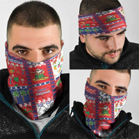 Wallis And Futuna Christmas Neck Gaiter Festive Beach Vibes - Polynesian Pride