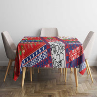 Wallis And Futuna Christmas Tablecloth Festive Beach Vibes - Polynesian Pride