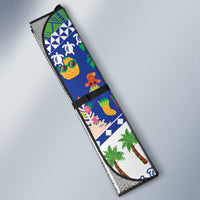 Northern Mariana Islands Christmas Auto Sun Shade Festive Beach Vibes - Polynesian Pride