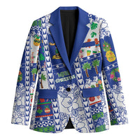 Northern Mariana Islands Christmas Blazer Festive Beach Vibes - Polynesian Pride