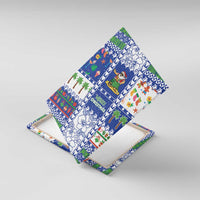 Northern Mariana Islands Christmas Canvas Wall Art Festive Beach Vibes - Polynesian Pride