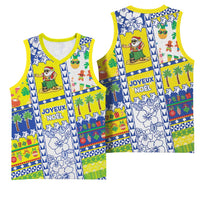 New Caledonia Christmas Basketball Jersey Festive Beach Vibes - Polynesian Pride