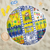 New Caledonia Christmas Beach Blanket Festive Beach Vibes - Polynesian Pride