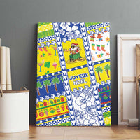 New Caledonia Christmas Canvas Wall Art Festive Beach Vibes - Polynesian Pride