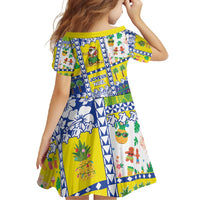 New Caledonia Christmas Family Matching Short Sleeve Bodycon Dress and Hawaiian Shirt Festive Beach Vibes - Polynesian Pride