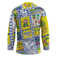 New Caledonia Christmas Hockey Jersey Festive Beach Vibes - Polynesian Pride
