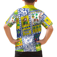 New Caledonia Christmas Kid Hawaiian Shirt Festive Beach Vibes - Polynesian Pride