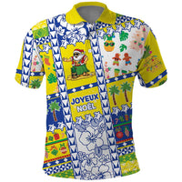 New Caledonia Christmas Polo Shirt Festive Beach Vibes - Polynesian Pride