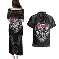 Hawaii November 28th Couples Matching Puletasi and Hawaiian Shirt Kanaka Maoli Tribal Pattern LT05 - Polynesian Pride