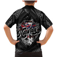 Hawaii November 28th Family Matching Mermaid Dress and Hawaiian Shirt Kanaka Maoli Tribal Pattern - Polynesian Pride