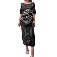 Hawaii November 28th Family Matching Puletasi and Hawaiian Shirt Kanaka Maoli Tribal Pattern - Polynesian Pride
