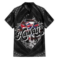 Hawaii November 28th Family Matching Tank Maxi Dress and Hawaiian Shirt Kanaka Maoli Tribal Pattern - Polynesian Pride