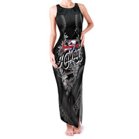 Hawaii November 28th Family Matching Tank Maxi Dress and Hawaiian Shirt Kanaka Maoli Tribal Pattern - Polynesian Pride