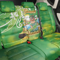 Hawaii Saint Patrick's Day Back Car Seat Cover Funny Surfing Leprechaun