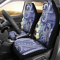 Hafa Adai Guam Car Seat Cover Latte Stone With Coconut Crab