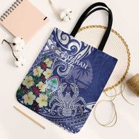 Hafa Adai Guam Tote Bag Latte Stone With Coconut Crab