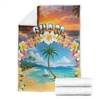 Guam Blanket Eternal Summer Sunset Beach