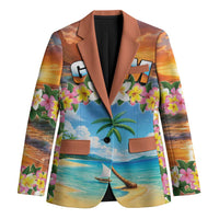 Guam Blazer Eternal Summer Sunset Beach