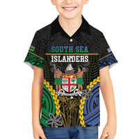 Personalised South Sea Islanders And Fiji Hawaiian Shirt Kanakas Fijian Tapa Pattern LT05 - Polynesian Pride