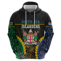 Personalised South Sea Islanders And Fiji Hoodie Kanakas Fijian Tapa Pattern