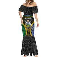 Personalised South Sea Islanders And Solomon Islands Mermaid Dress Kanakas Polynesian Pattern LT05 - Polynesian Pride