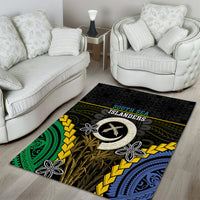 South Sea Islanders And Vanuatu Area Rug Kanakas Sand Drawing Pattern